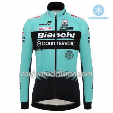 Maillot Invierno Termico 2018 Bianchi Countervail N001